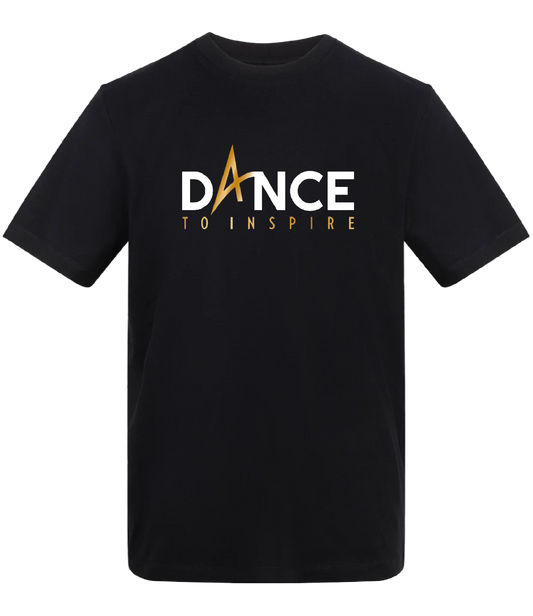 Dance To Inspire - Black tshirt with large logo